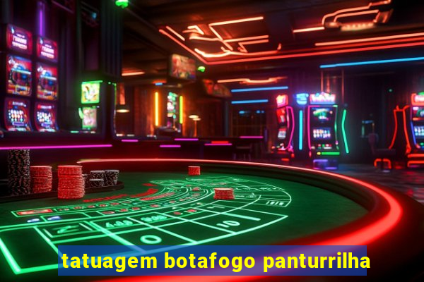 tatuagem botafogo panturrilha